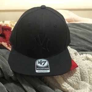 New York hat with custom embroidery